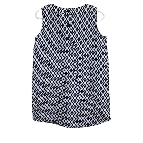 Carters Girls Dress Sundress Size 8 Navy White Cotton Sleeveless NWT - Picture 9 of 13